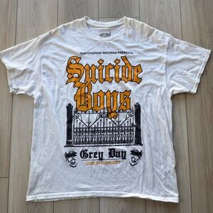 G59 Suicide Boys T-Shirt Mens XL White Grey Day Tour Graphic Tee